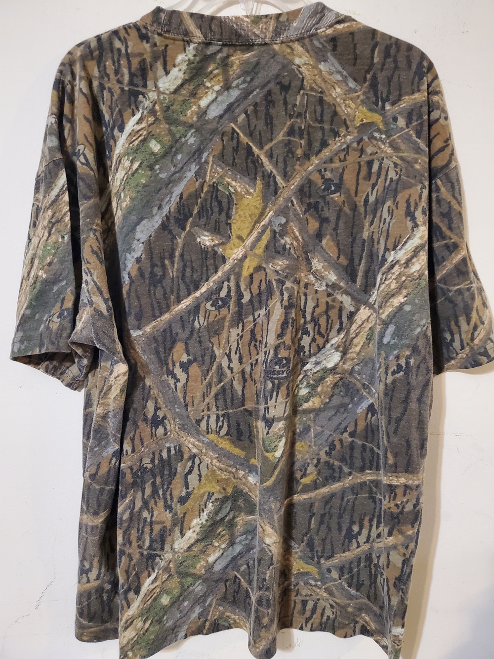90s Mossy Oak Shadow Woodland Camo Short Sleeve Tee - Brown Realtree - Picture 6 of 7